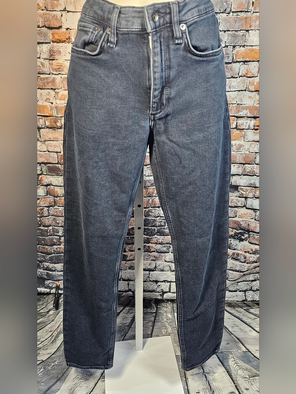 Rag & Bone Fit 2 Slim Black Wash Jeans Men's 29x32 Premium Denim Made in USA